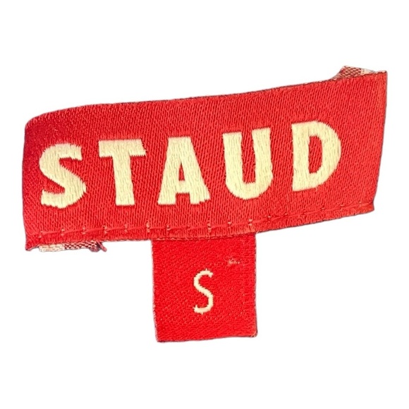 STAUD CORSICA BLUE TIERED SIZE SMALL MINI DRESS - Picture 4 of 5